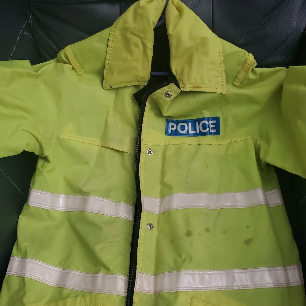 British police hi vis jacket